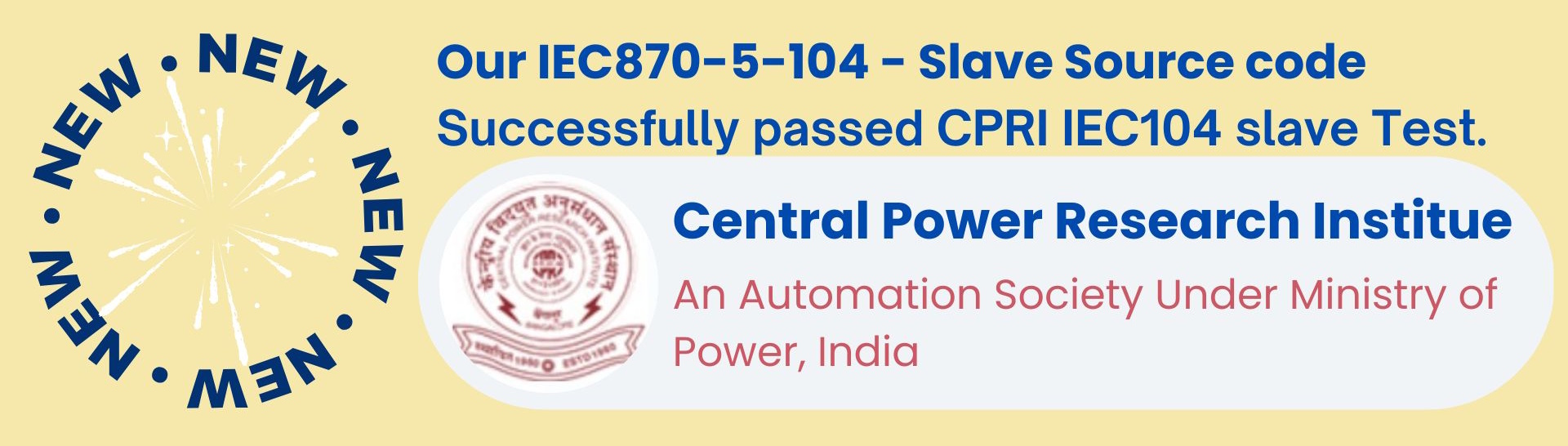 IEC104 Source Code Certified