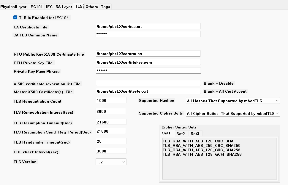 IEC104 Protocol Stack